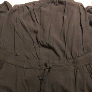 Black Romper Strapless